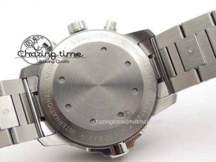 MIROTIME 0504 Classic Aquatimer Chrono IW376803 V6F 1:1 Best Edition Black Dial On SS Bracelet A 7361